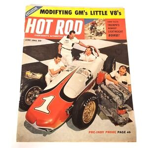 Vintage Hot Rod Magazine June 1961 Modifying GM's Little V8's